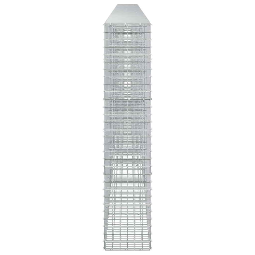 vidaXL Gabion z drutu 5 mm i siatką 5x5 cm 800x30x150 cm