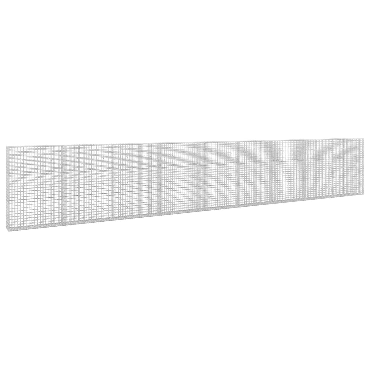 vidaXL Gabion z drutu 5 mm i siatką 5x5 cm 900x30x150 cm