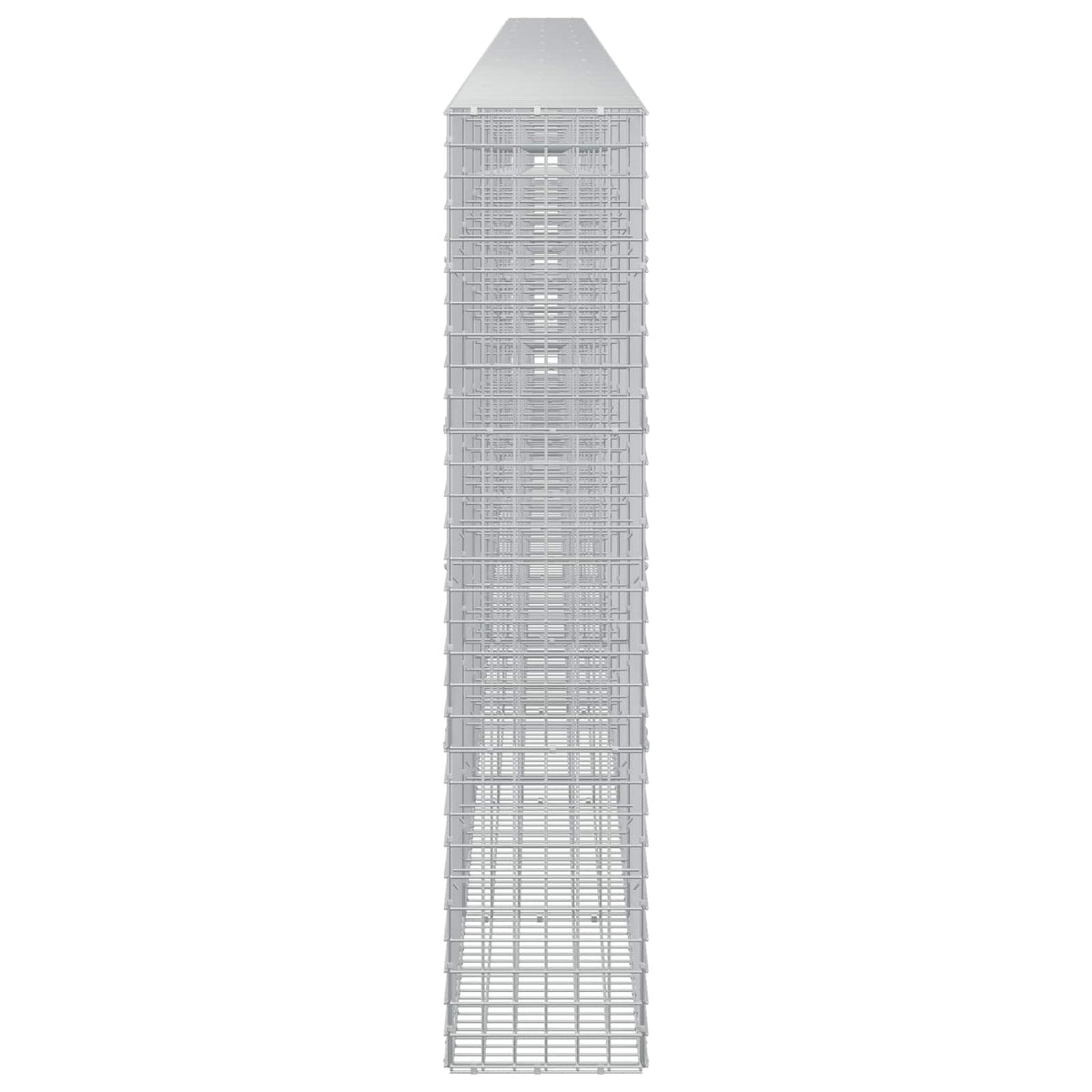 vidaXL Gabion z drutu 5 mm i siatką 5x5 cm 950x30x150 cm