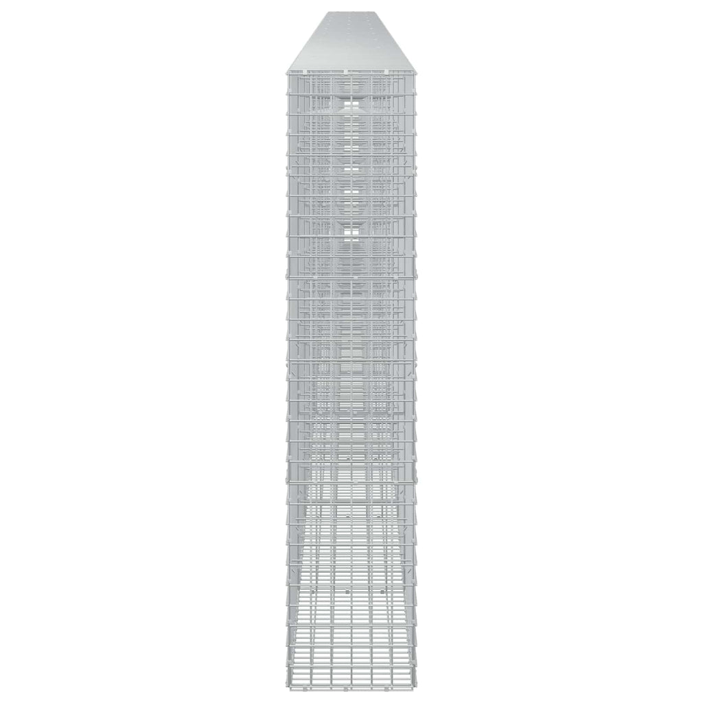 vidaXL Gabion z drutu 5 mm i siatką 5x5 cm 1050x30x150 cm