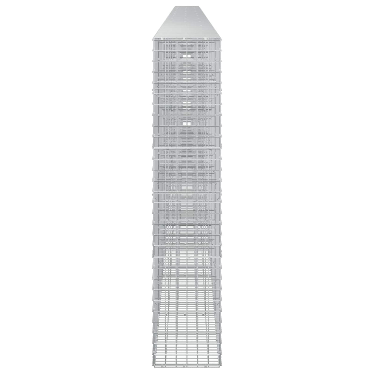 vidaXL Gabion z drutu 5 mm i siatką 5x5 cm 1100x30x150 cm