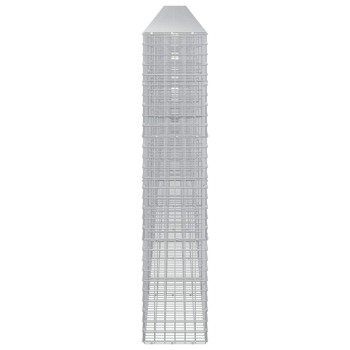 vidaXL Gabion z drutu 5 mm i siatką 5x5 cm 1150x30x150 cm