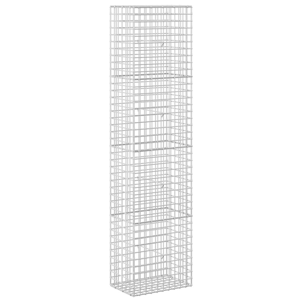 vidaXL Gabion z drutu 5 mm i siatką 5x5 cm 50x30x200 cm