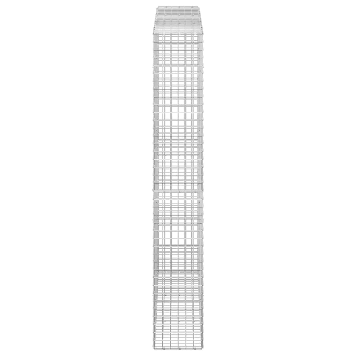 vidaXL Gabion z drutu 5 mm i siatką 5x5 cm 150x30x200 cm