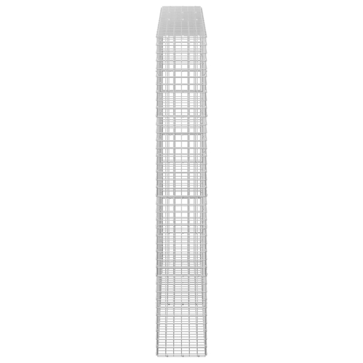 vidaXL Gabion z drutu 5 mm i siatką 5x5 cm 200x30x200 cm