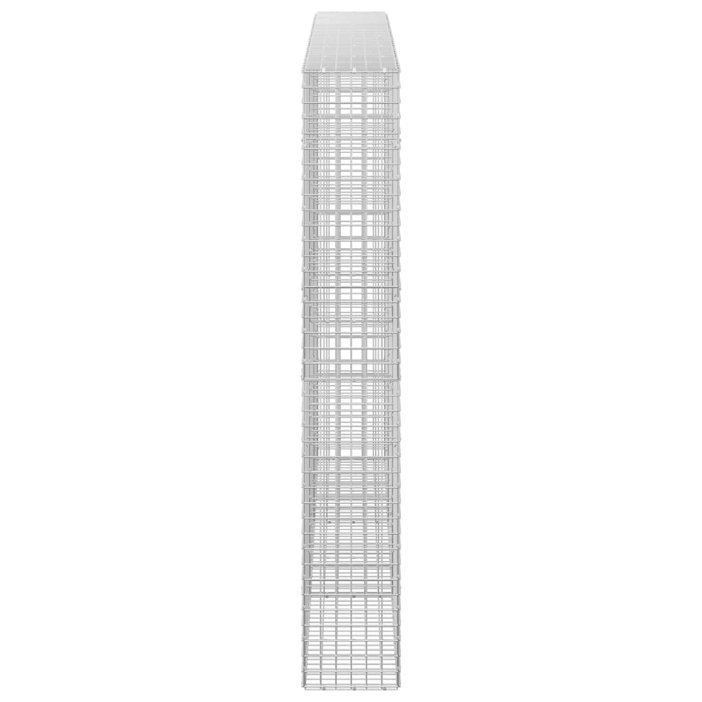 vidaXL Gabion z drutu 5 mm i siatką 5x5 cm 300x30x200 cm