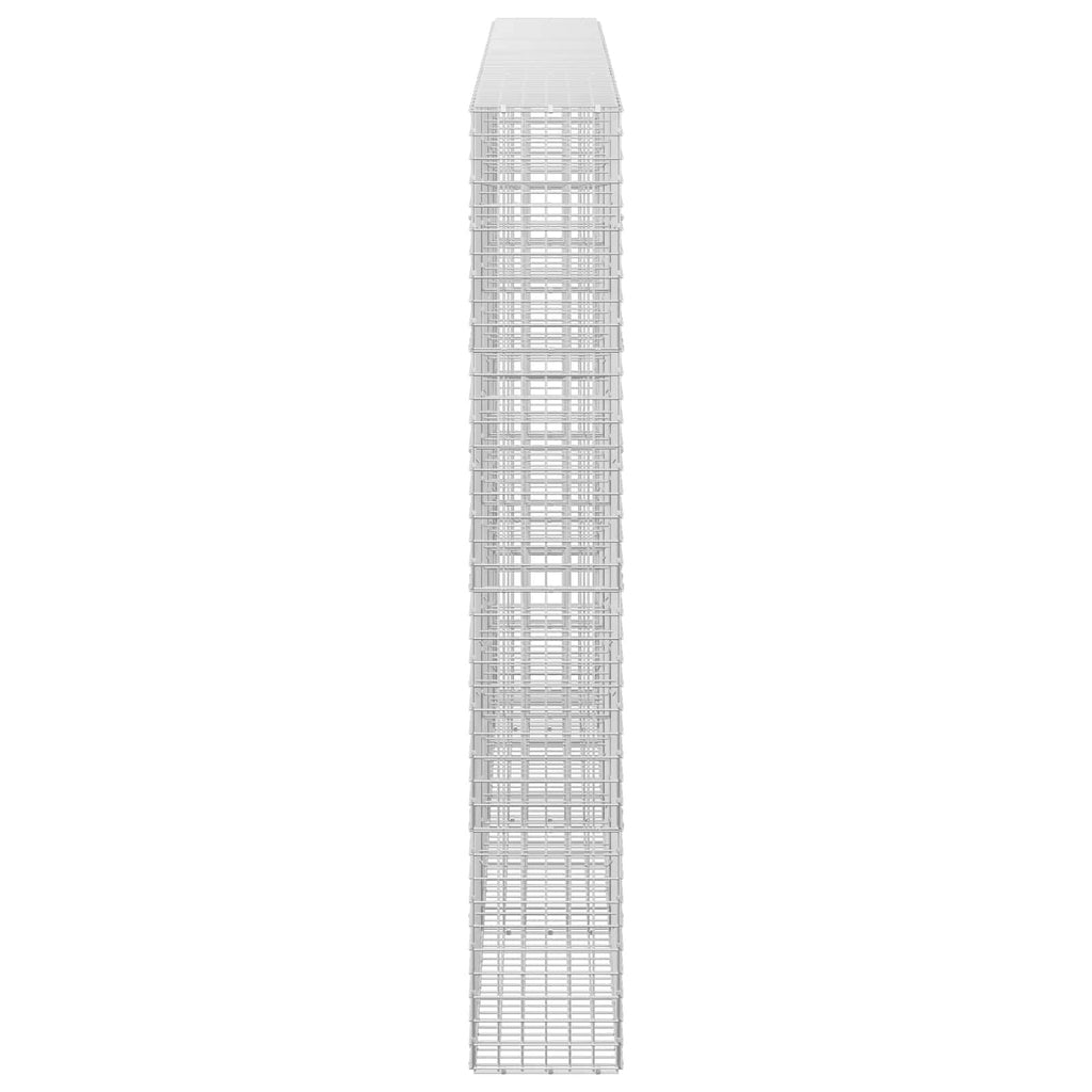 vidaXL Gabion z drutu 5 mm i siatką 5x5 cm 350x30x200 cm
