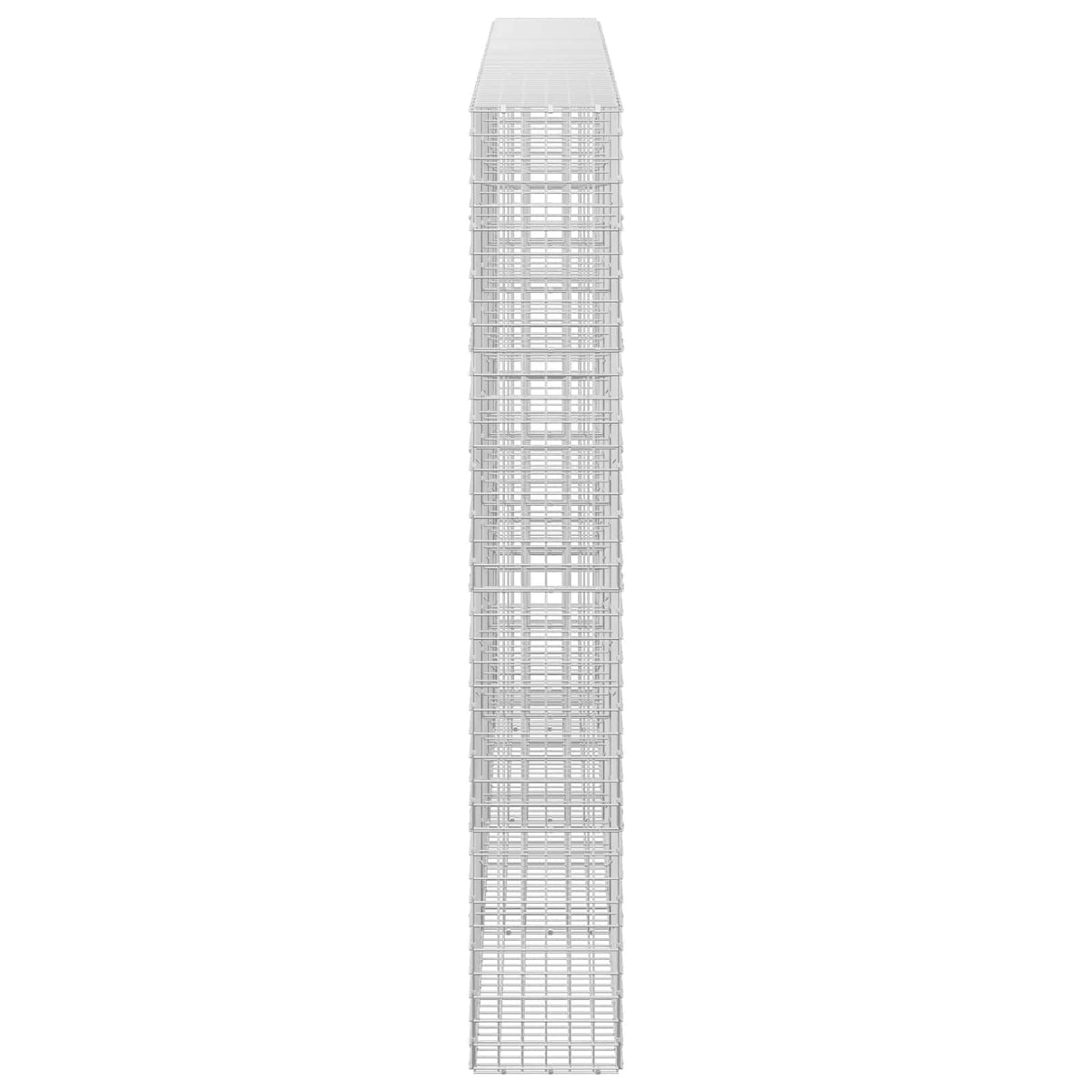 vidaXL Gabion z drutu 5 mm i siatką 5x5 cm 350x30x200 cm