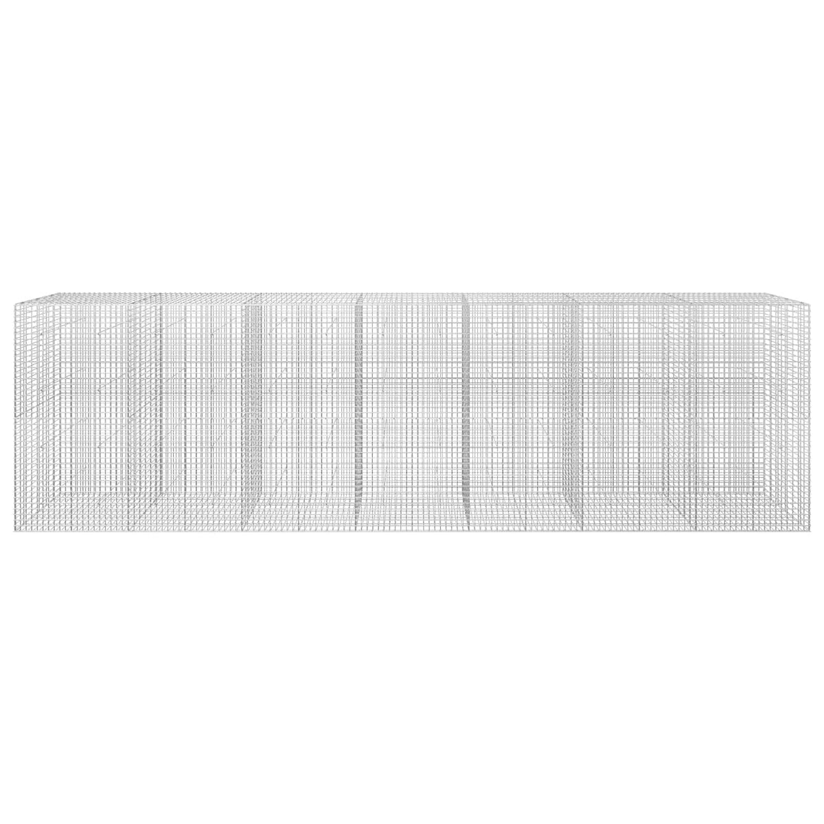 vidaXL Gabion z drutu 5 mm i siatką 5x5 cm 700x30x200 cm