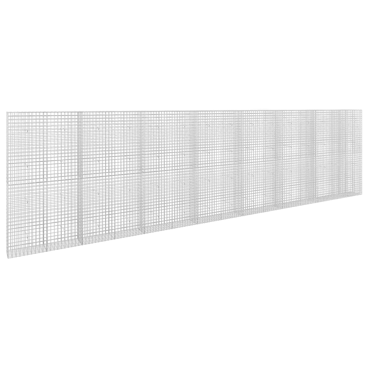 vidaXL Gabion z drutu 5 mm i siatką 5x5 cm 750x30x200 cm