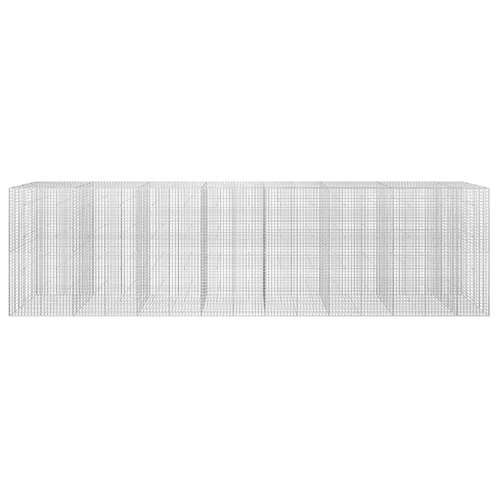 vidaXL Gabion z drutu 5 mm i siatką 5x5 cm 750x30x200 cm