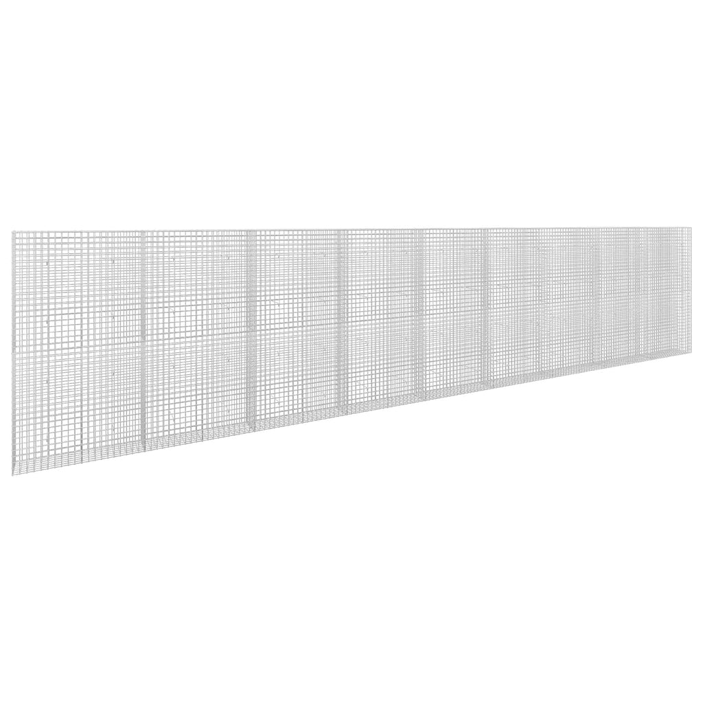 vidaXL Gabion z drutu 5 mm i siatką 5x5 cm 900x30x200 cm