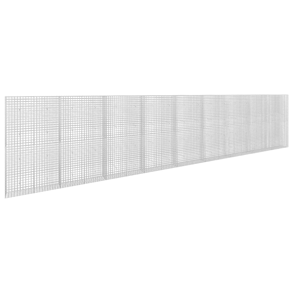 vidaXL Gabion z drutu 5 mm i siatką 5x5 cm 900x30x200 cm