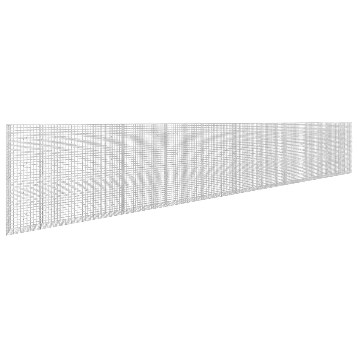 vidaXL Gabion z drutu 5 mm i siatką 5x5 cm 1050x30x200 cm