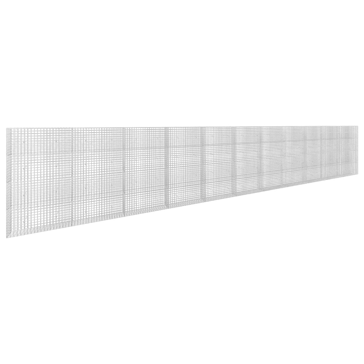 vidaXL Gabion z drutu 5 mm i siatką 5x5 cm 1100x30x200 cm