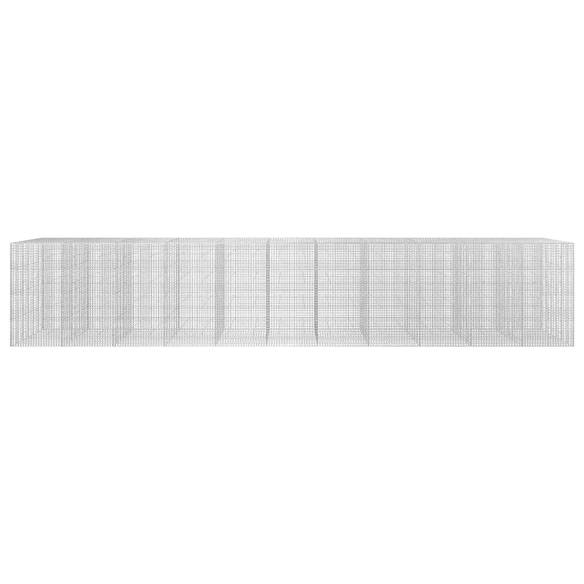 vidaXL Gabion z drutu 5 mm i siatką 5x5 cm 1100x30x200 cm
