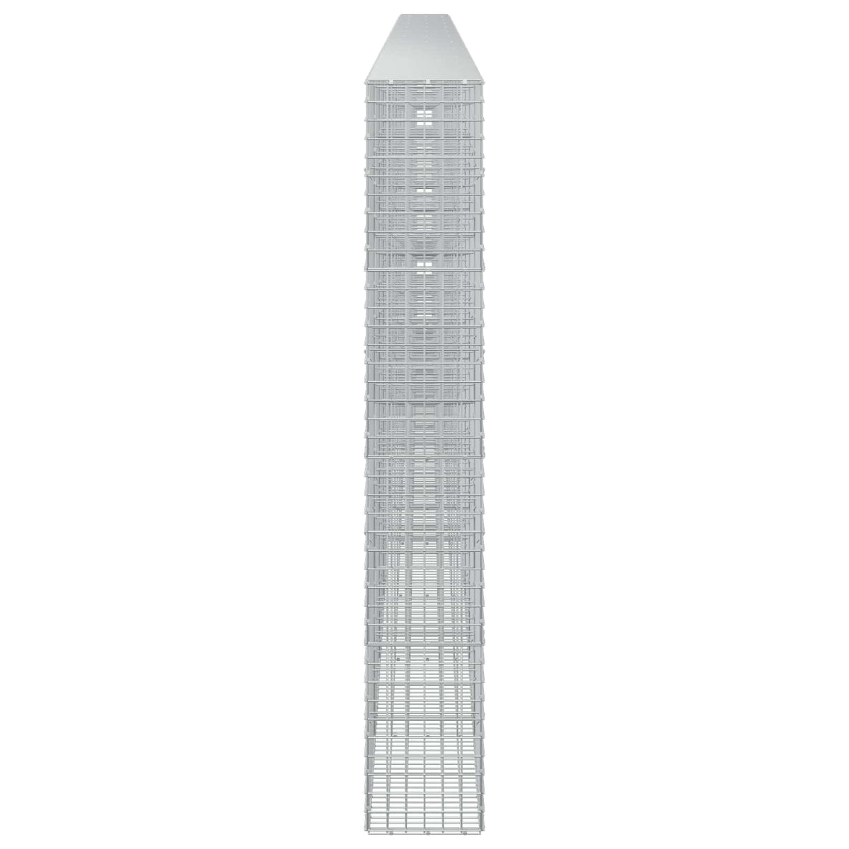 vidaXL Gabion z drutu 5 mm i siatką 5x5 cm 1100x30x200 cm