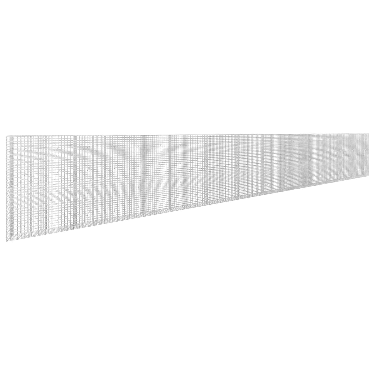 vidaXL Gabion z drutu 5 mm i siatką 5x5 cm 1200x30x200 cm