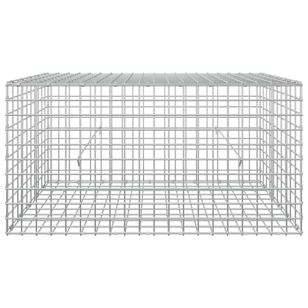 vidaXL Gabion z drutu 5 mm i siatką 5x5 cm 100x50x50 cm