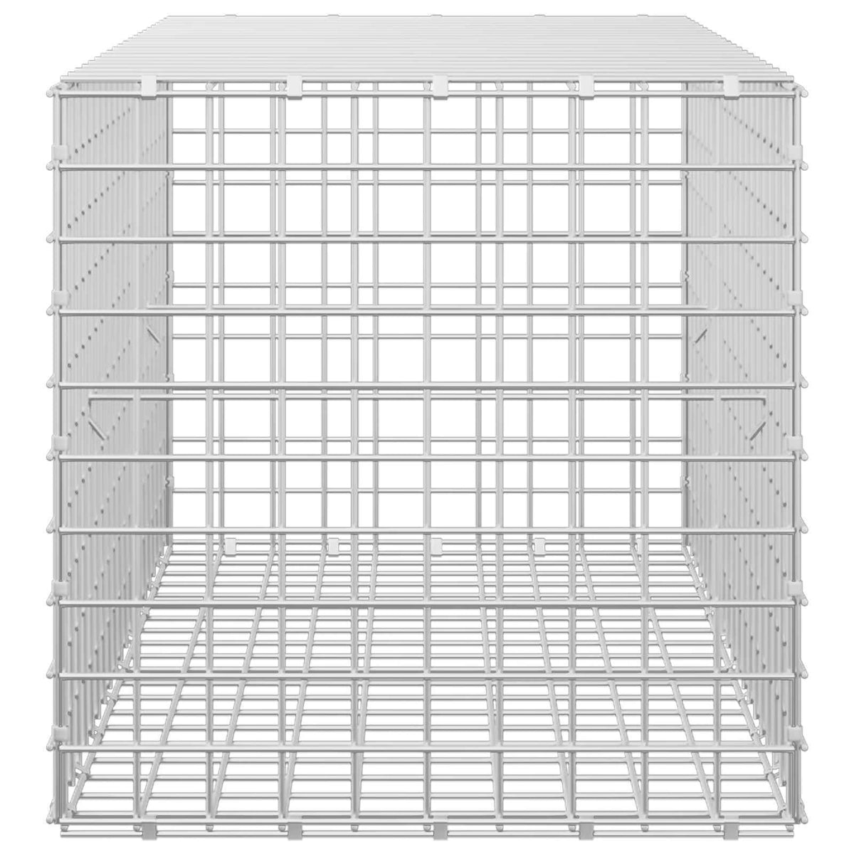 vidaXL Gabion z drutu 5 mm i siatką 5x5 cm 100x50x50 cm