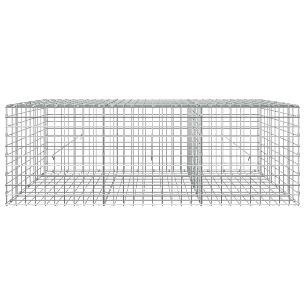 vidaXL Gabion z drutu 5 mm i siatką 5x5 cm 150x50x50 cm