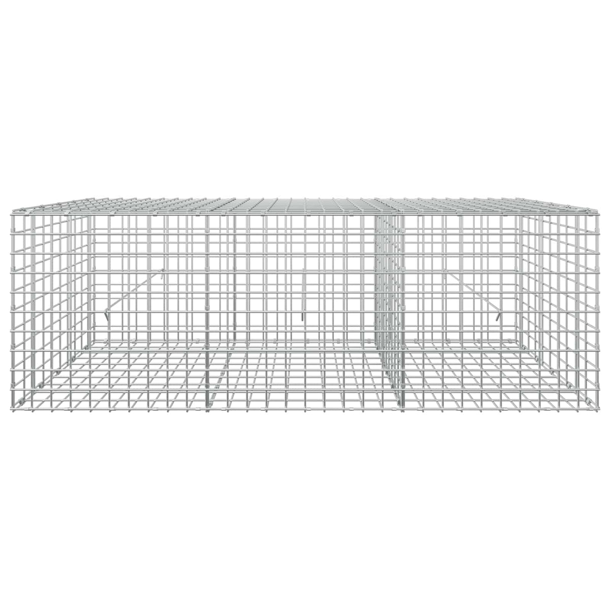 vidaXL Gabion z drutu 5 mm i siatką 5x5 cm 150x50x50 cm