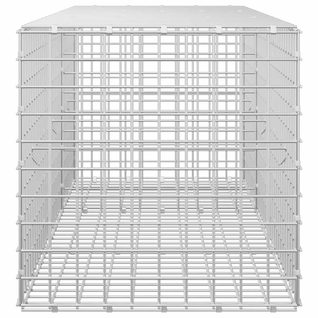 vidaXL Gabion z drutu 5 mm i siatką 5x5 cm 150x50x50 cm