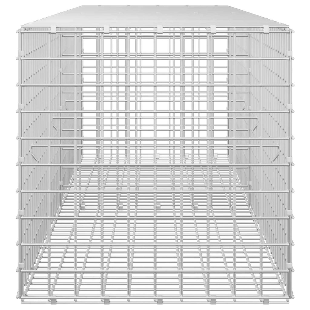 vidaXL Gabion z drutu 5 mm i siatką 5x5 cm 200x50x50 cm