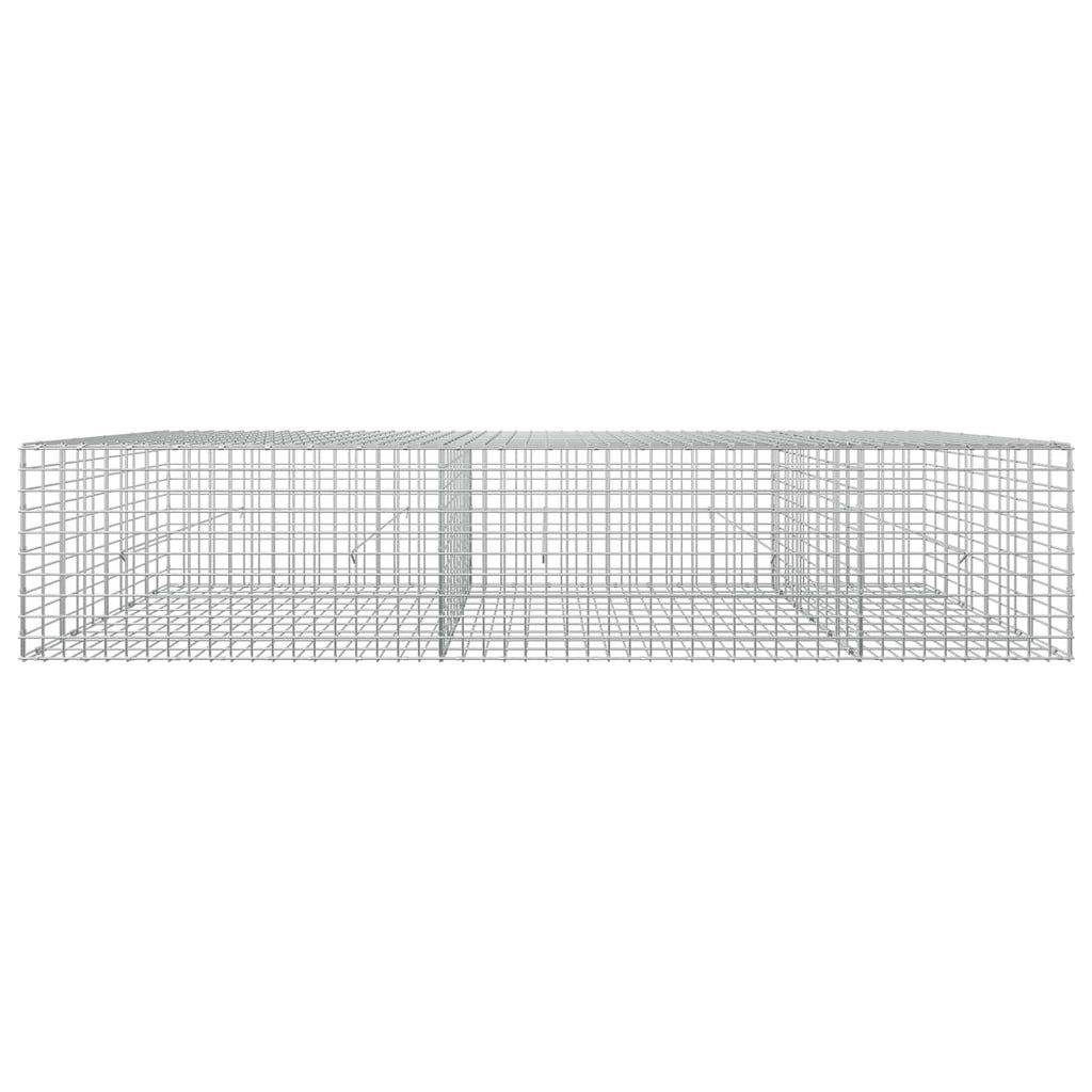 vidaXL Gabion z drutu 5 mm i siatką 5x5 cm 250x50x50 cm