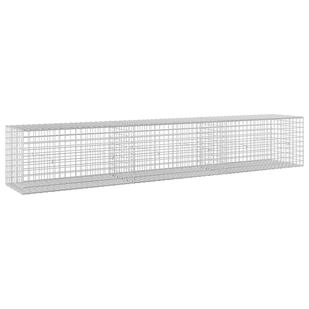 vidaXL Gabion z drutu 5 mm i siatką 5x5 cm 300x50x50 cm