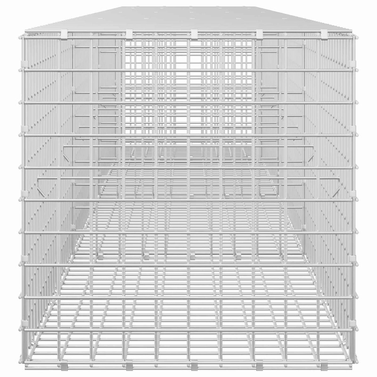vidaXL Gabion z drutu 5 mm i siatką 5x5 cm 350x50x50 cm