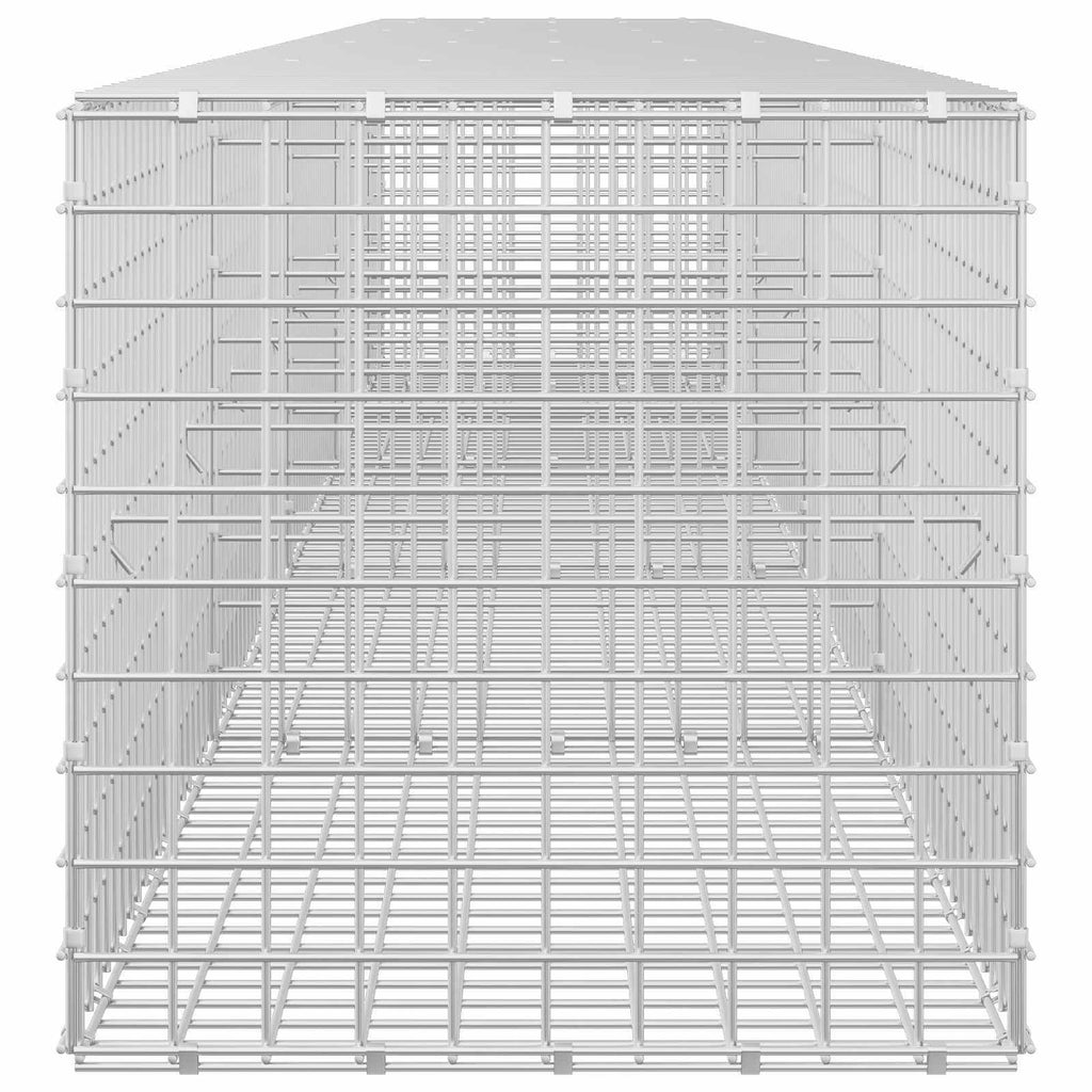 vidaXL Gabion z drutu 5 mm i siatką 5x5 cm 450x50x50 cm