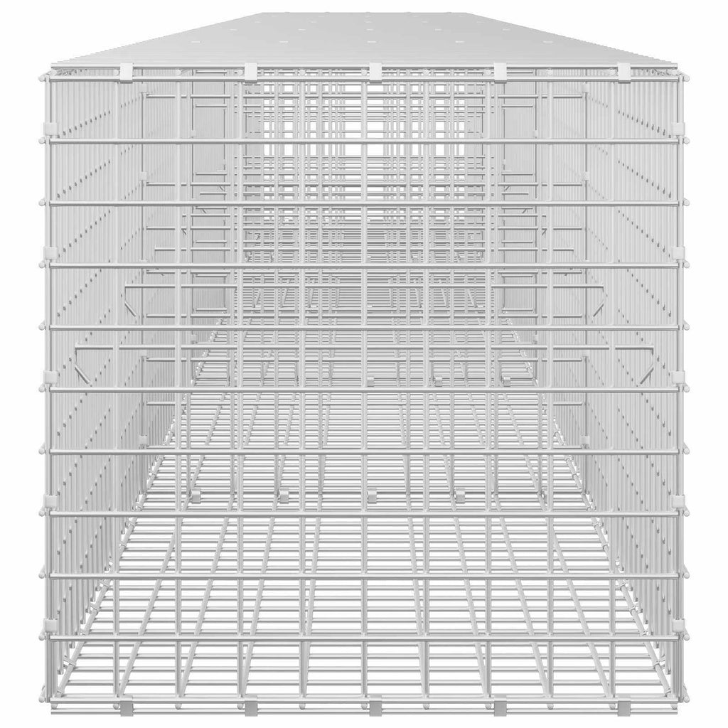 vidaXL Gabion z drutu 5 mm i siatką 5x5 cm 500x50x50 cm