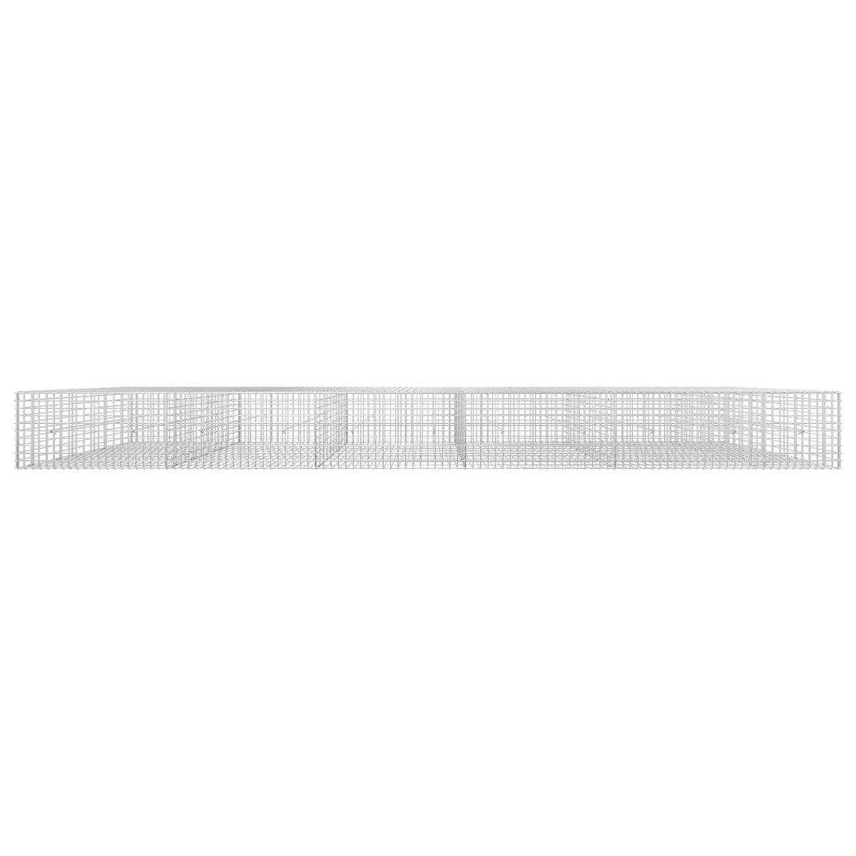vidaXL Gabion z drutu 5 mm i siatką 5x5 cm 550x50x50 cm