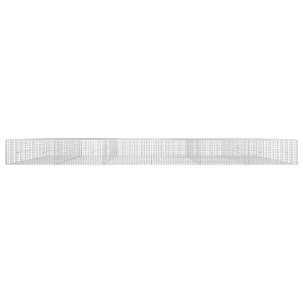 vidaXL Gabion z drutu 5 mm i siatką 5x5 cm 600x50x50 cm
