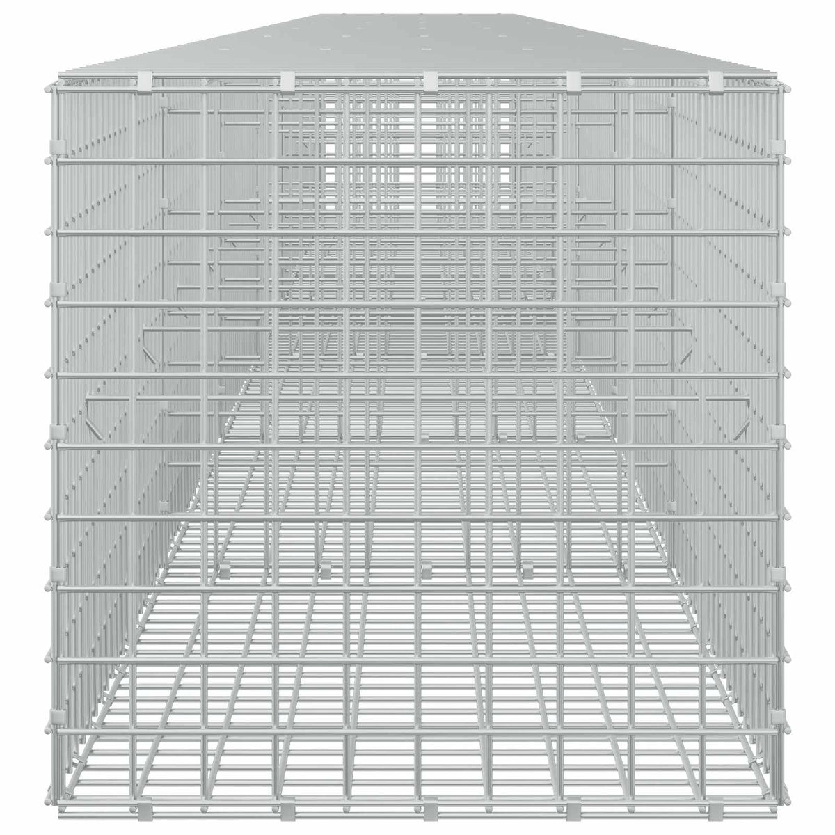 vidaXL Gabion z drutu 5 mm i siatką 5x5 cm 650x50x50 cm
