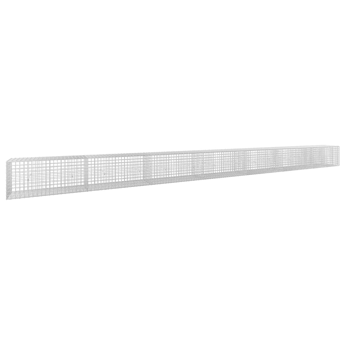 vidaXL Gabion z drutu 5 mm i siatką 5x5 cm 700x50x50 cm