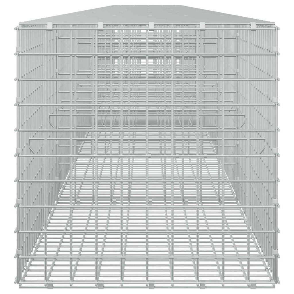 vidaXL Gabion z drutu 5 mm i siatką 5x5 cm 700x50x50 cm