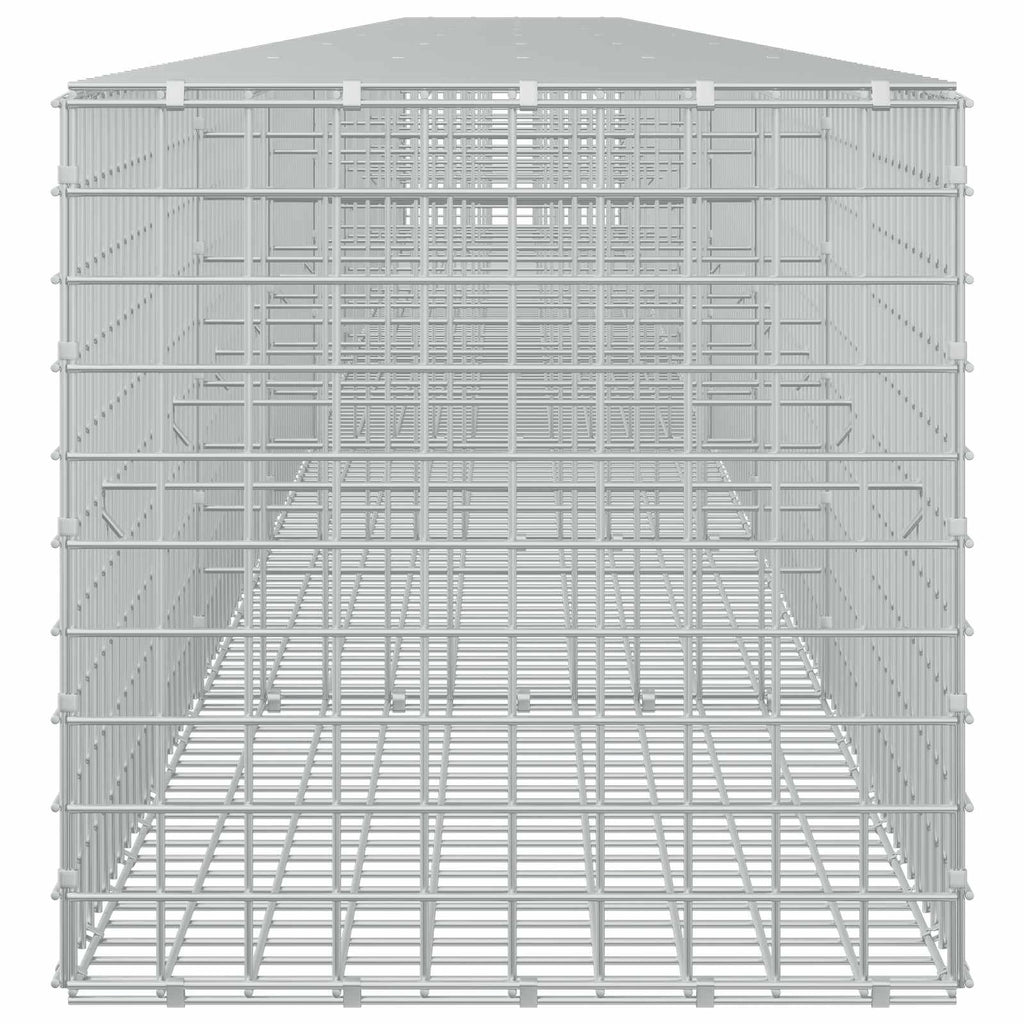 vidaXL Gabion z drutu 5 mm i siatką 5x5 cm 750x50x50 cm