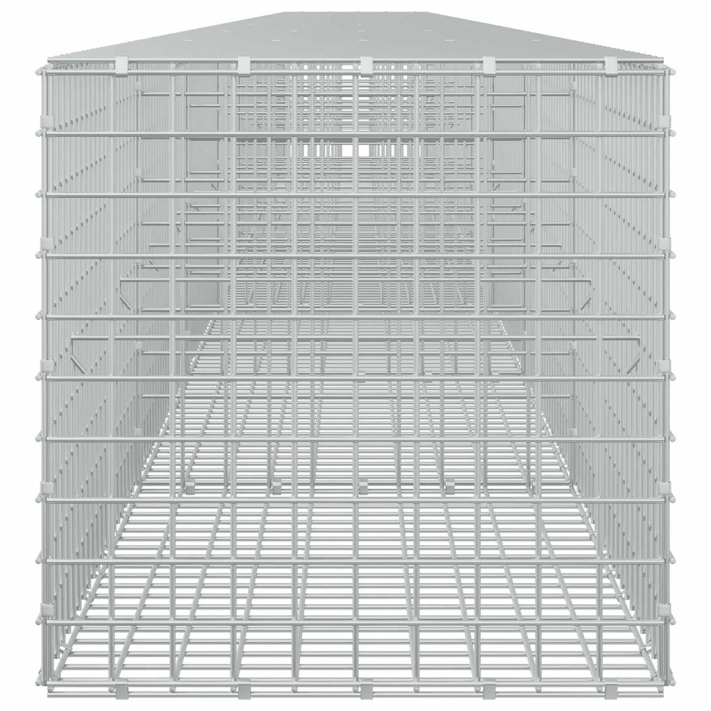 vidaXL Gabion z drutu 5 mm i siatką 5x5 cm 800x50x50 cm