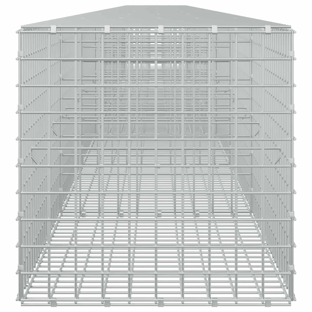 vidaXL Gabion z drutu 5 mm i siatką 5x5 cm 850x50x50 cm