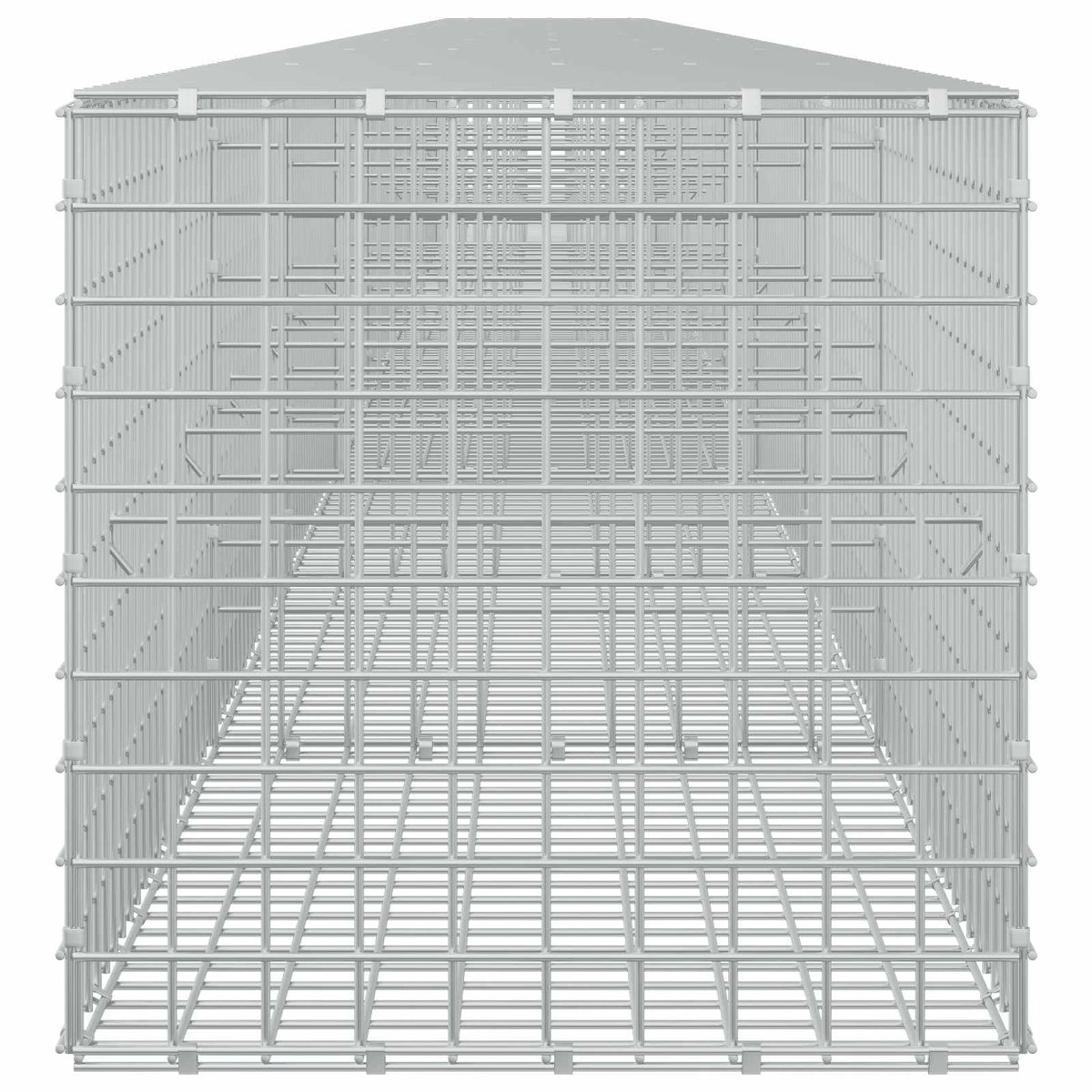 vidaXL Gabion z drutu 5 mm i siatką 5x5 cm 900x50x50 cm