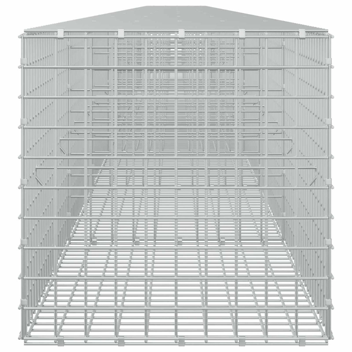 vidaXL Gabion z drutu 5 mm i siatką 5x5 cm 1000x50x50 cm