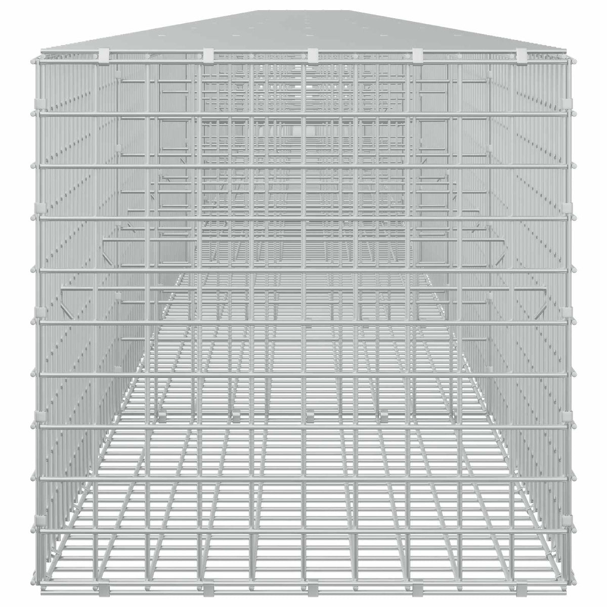 vidaXL Gabion z drutu 5 mm i siatką 5x5 cm 1150x50x50 cm