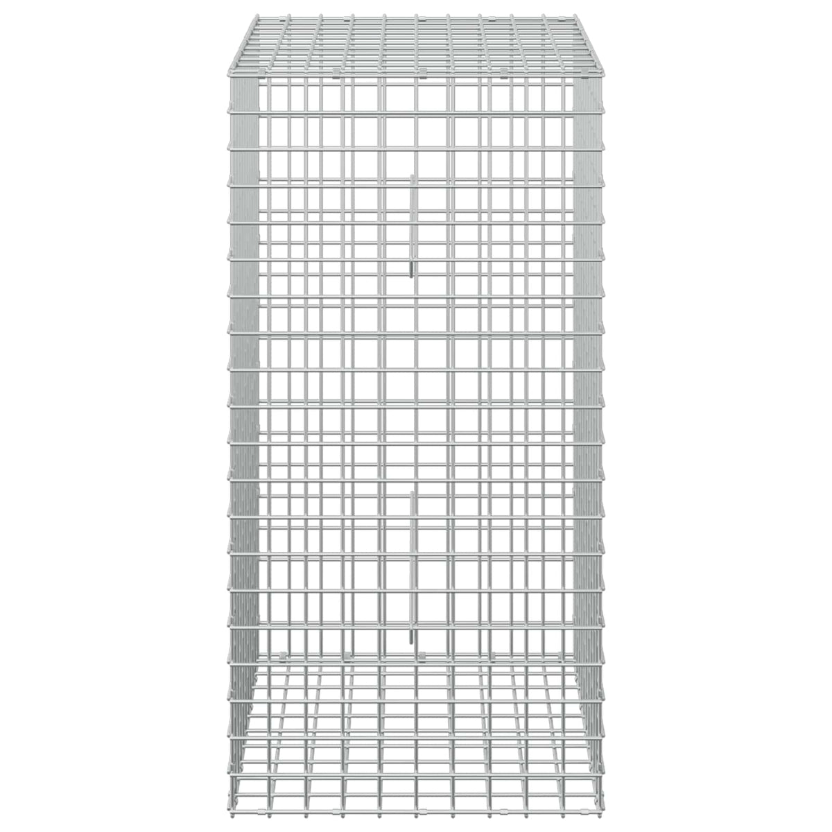 vidaXL Gabion z drutu 5 mm i siatką 5x5 cm 50x50x100 cm