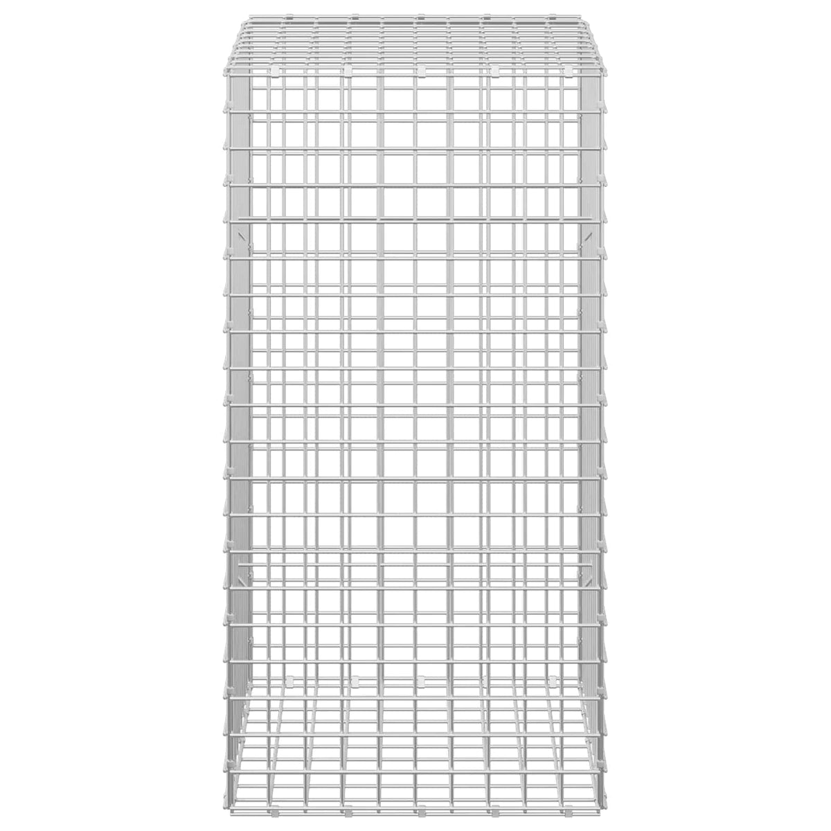 vidaXL Gabion z drutu 5 mm i siatką 5x5 cm 50x50x100 cm