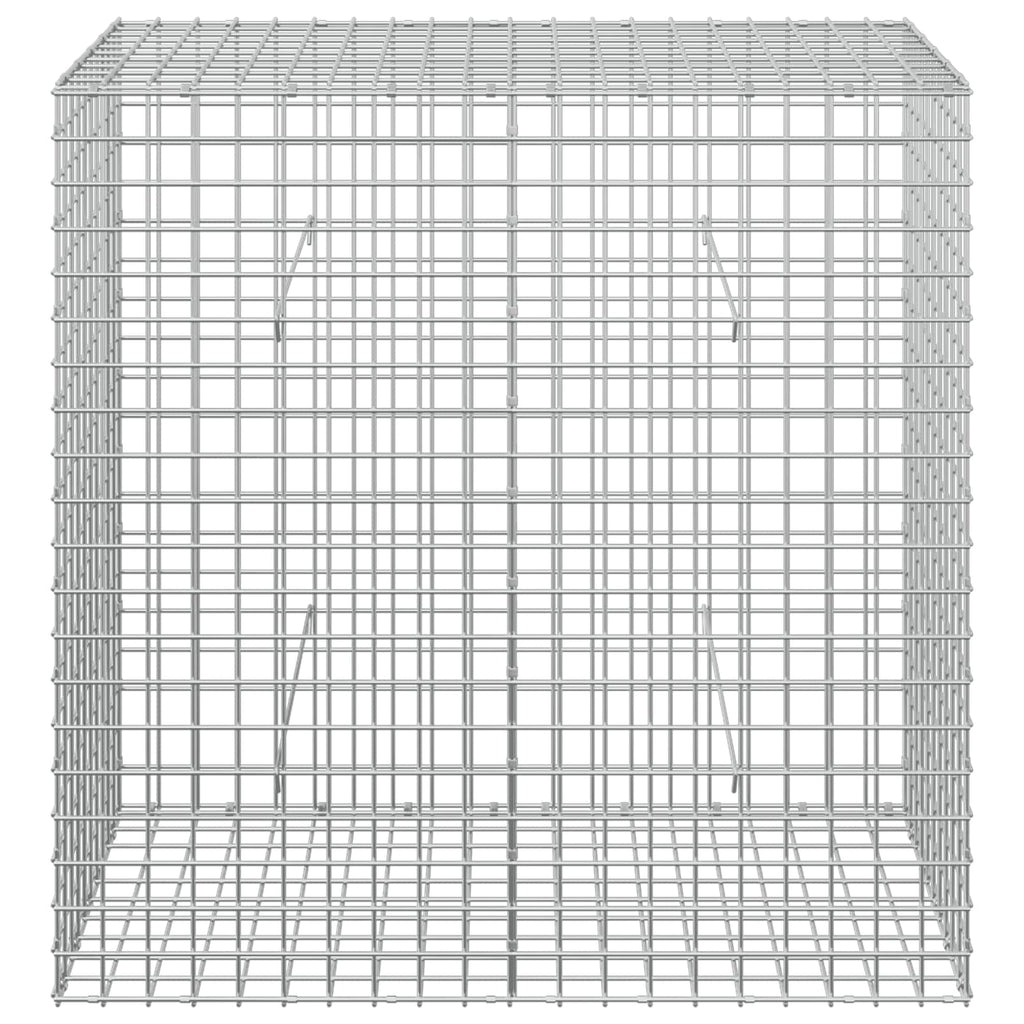 vidaXL Gabion z drutu 5 mm i siatką 5x5 cm 100x50x100 cm