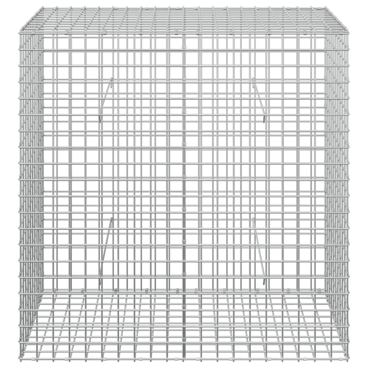 vidaXL Gabion z drutu 5 mm i siatką 5x5 cm 100x50x100 cm