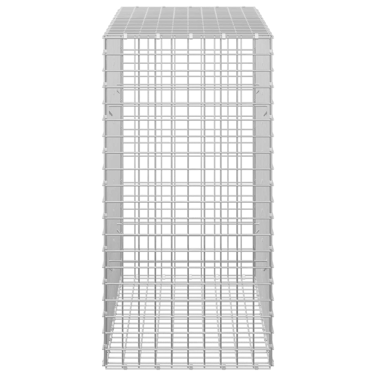 vidaXL Gabion z drutu 5 mm i siatką 5x5 cm 100x50x100 cm