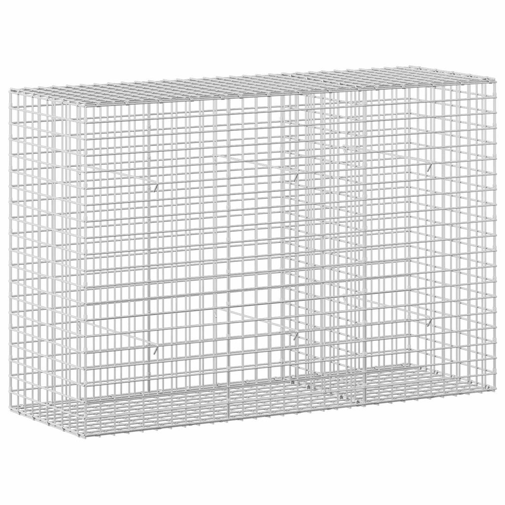 vidaXL Gabion z drutu 5 mm i siatką 5x5 cm 150x50x100 cm